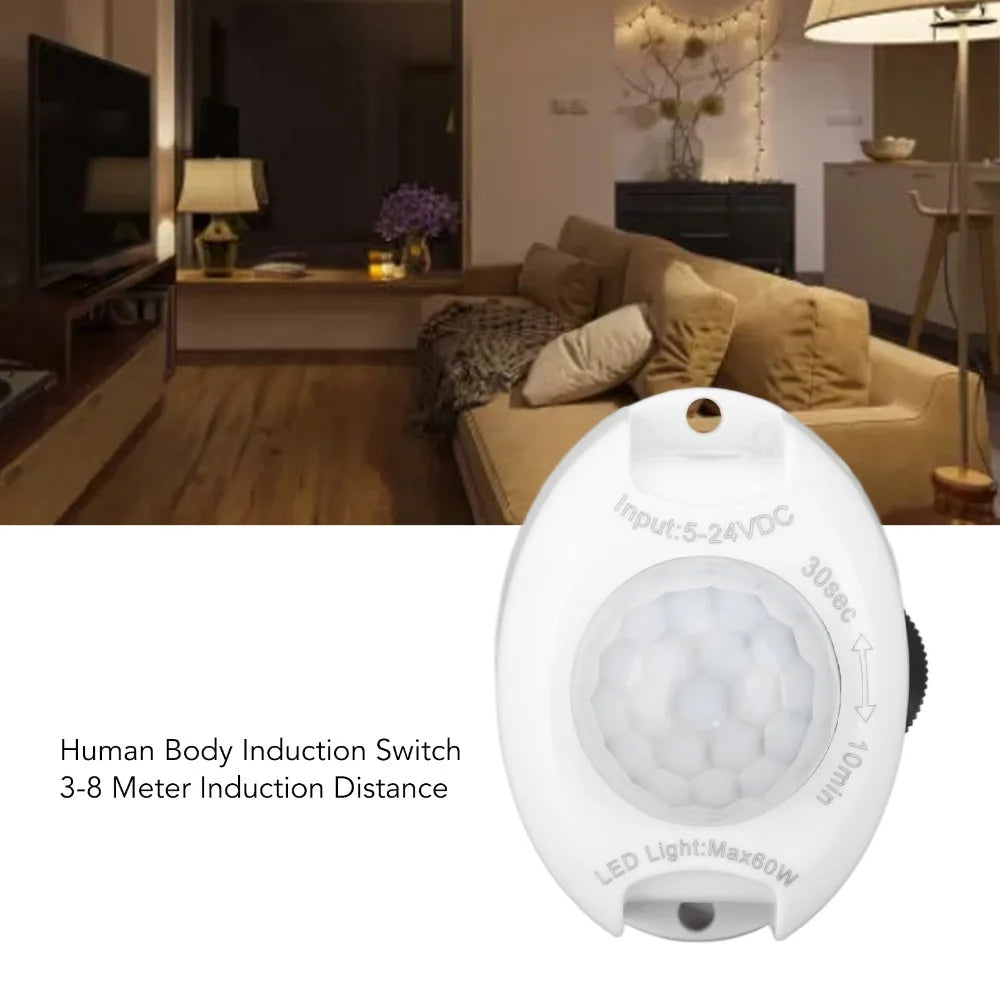 PIR Motion Sensor Switch DC 5-24V 60W Infrared Induction Switch