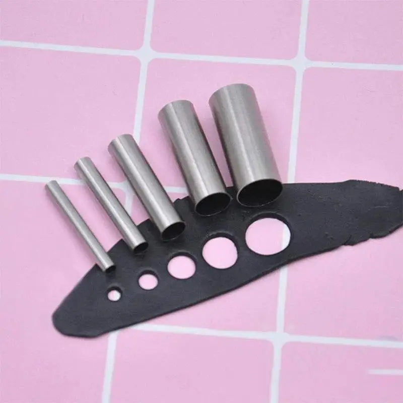 12-Piece Circle Cutter Set – Polymer Clay & Baking Stamps
