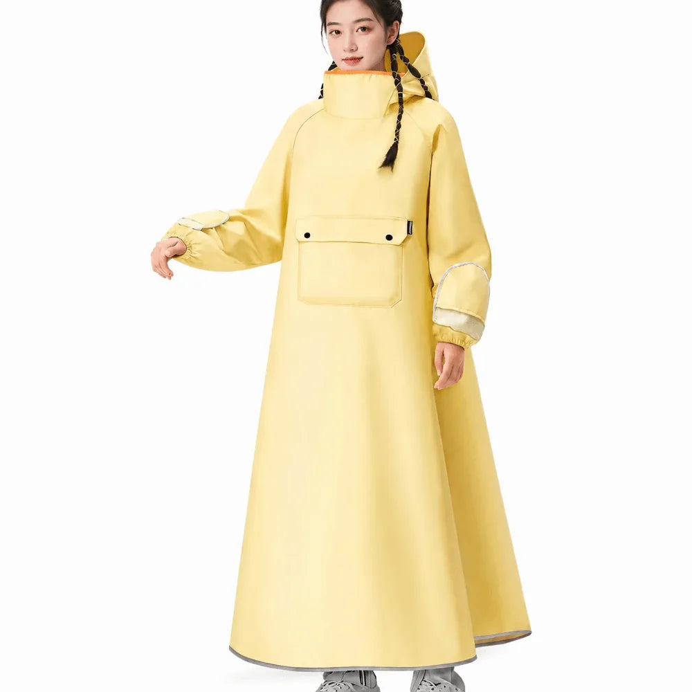 Waterproof Hooded Rain Poncho – Oxford Cloth Cycling Raincoat
