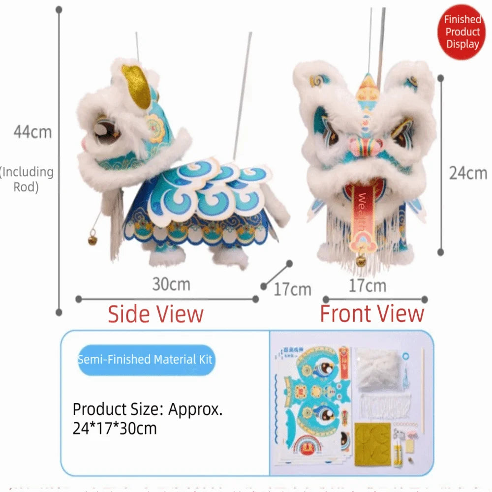 DIY Lion Dance Lantern – Lunar New Year Hanging Ornament