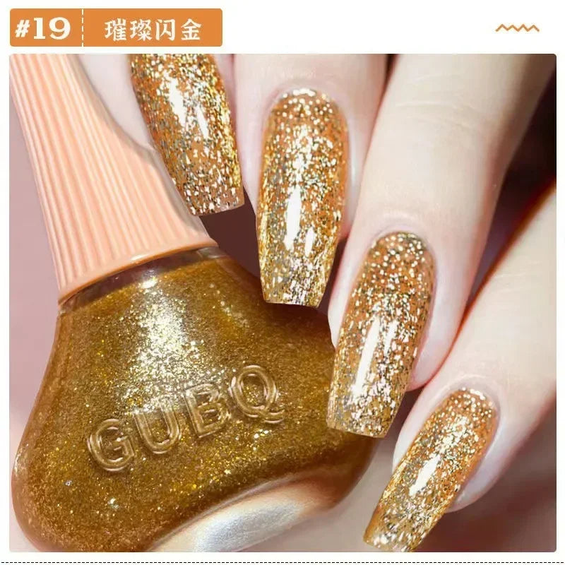 Handaiyan Shimmer Nail Polish – Quick Dry, 45 Colors, 12ml