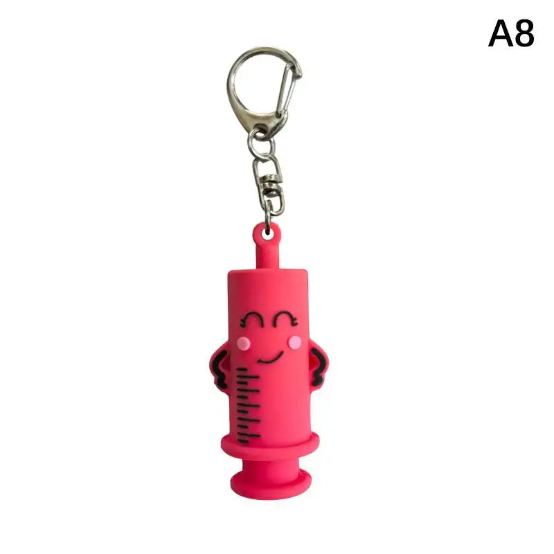Syringe Ampoule Bottle Opener Keychain – Rubber Vial Cutter