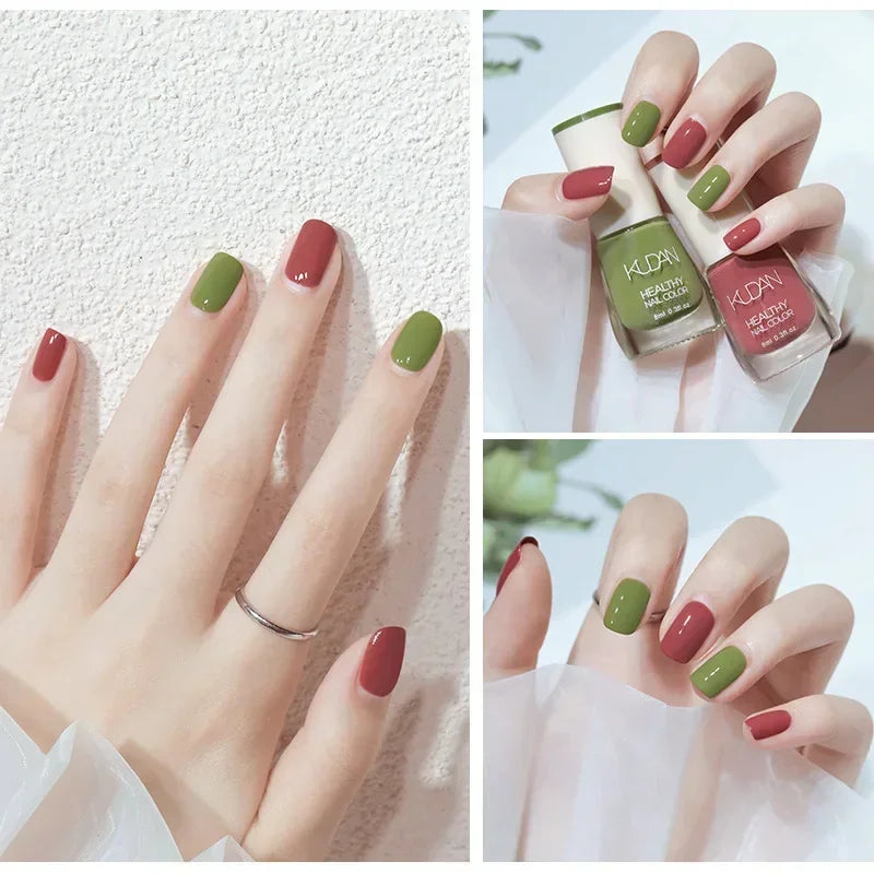 Handaiyan 8ml Water-Based Nail Polish – No Lamp Quick Dry