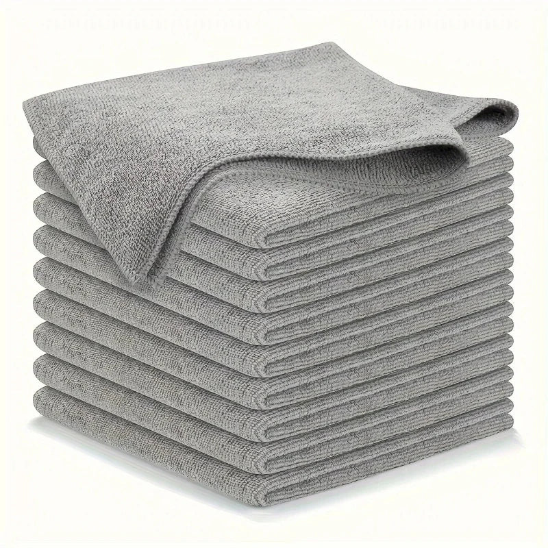 Thicken Microfiber Cleaning Cloths – Lint-Free Reusable Towels