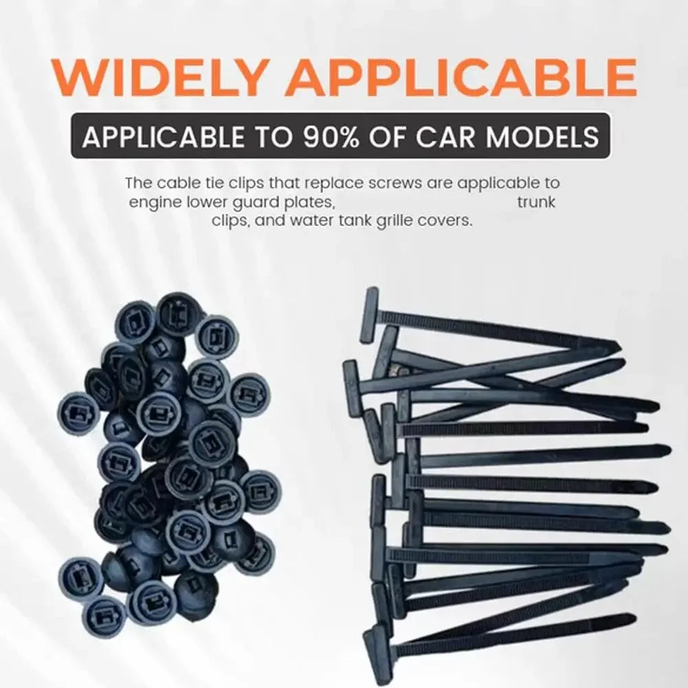 Nylon Cable Tie Buckles – Pin & Button Self-Locking Fasteners