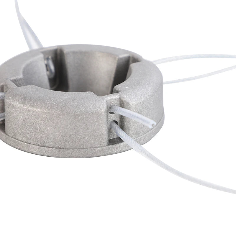Universal Aluminum Alloy Trimmer Head with Nylon Mowing Line