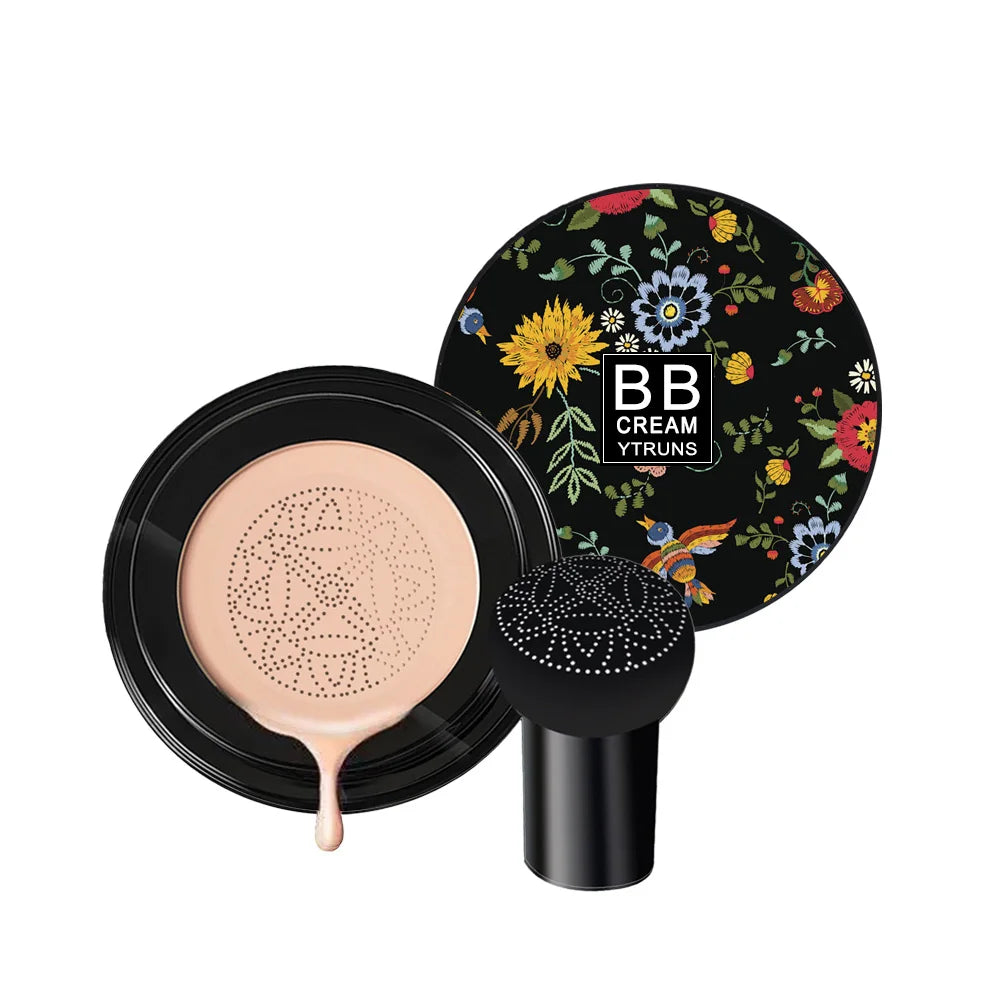 YTRUNS Mushroom Air Cushion BB Cream – Brightening Foundation