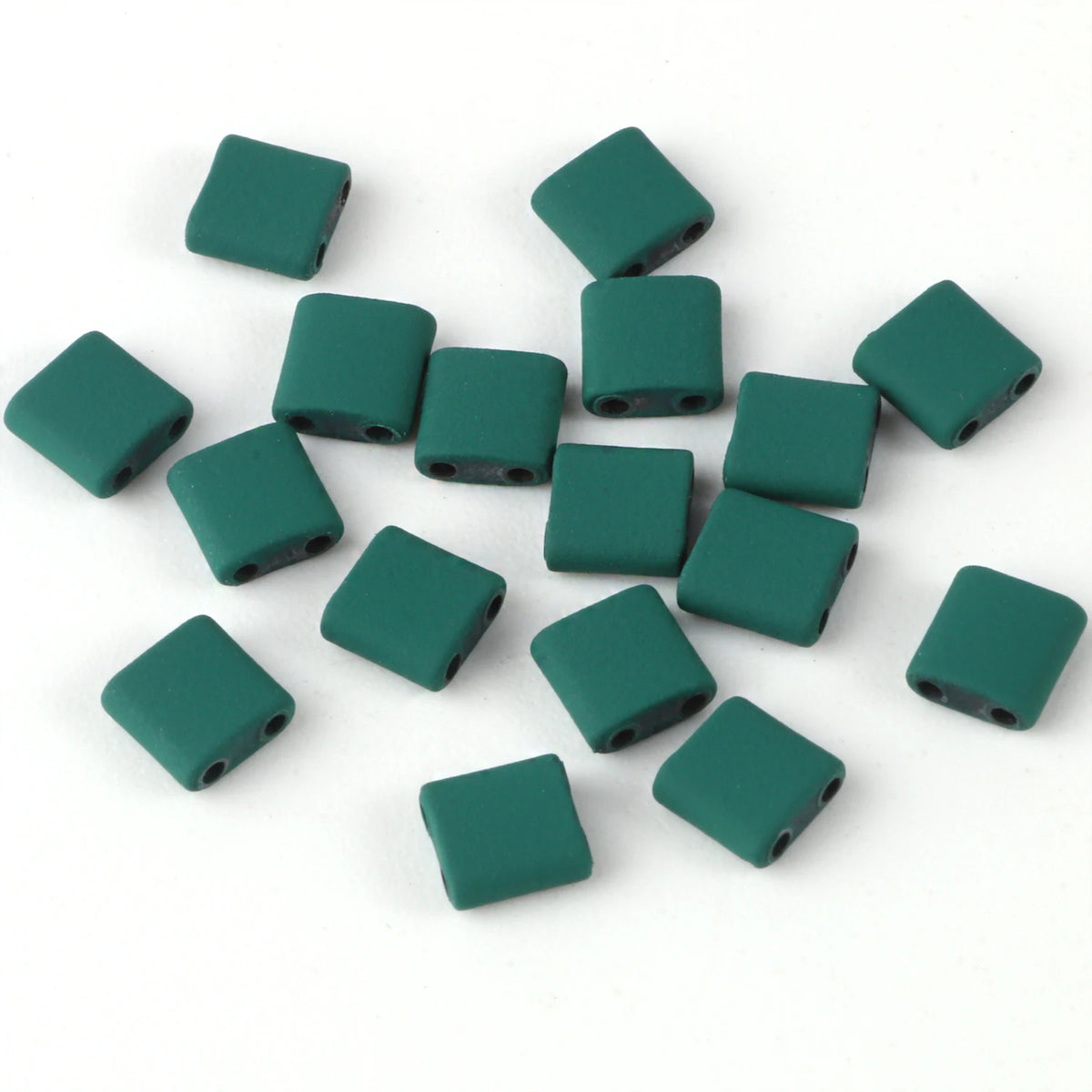 Rectangle Two-Hole Hematite Beads 5x5x2mm – DIY Jewelry Making