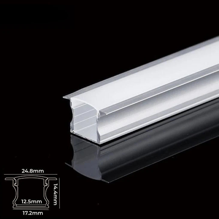 Recessed LED Aluminum Channel Profile V/U/YW Shape – 0.5m & 1m