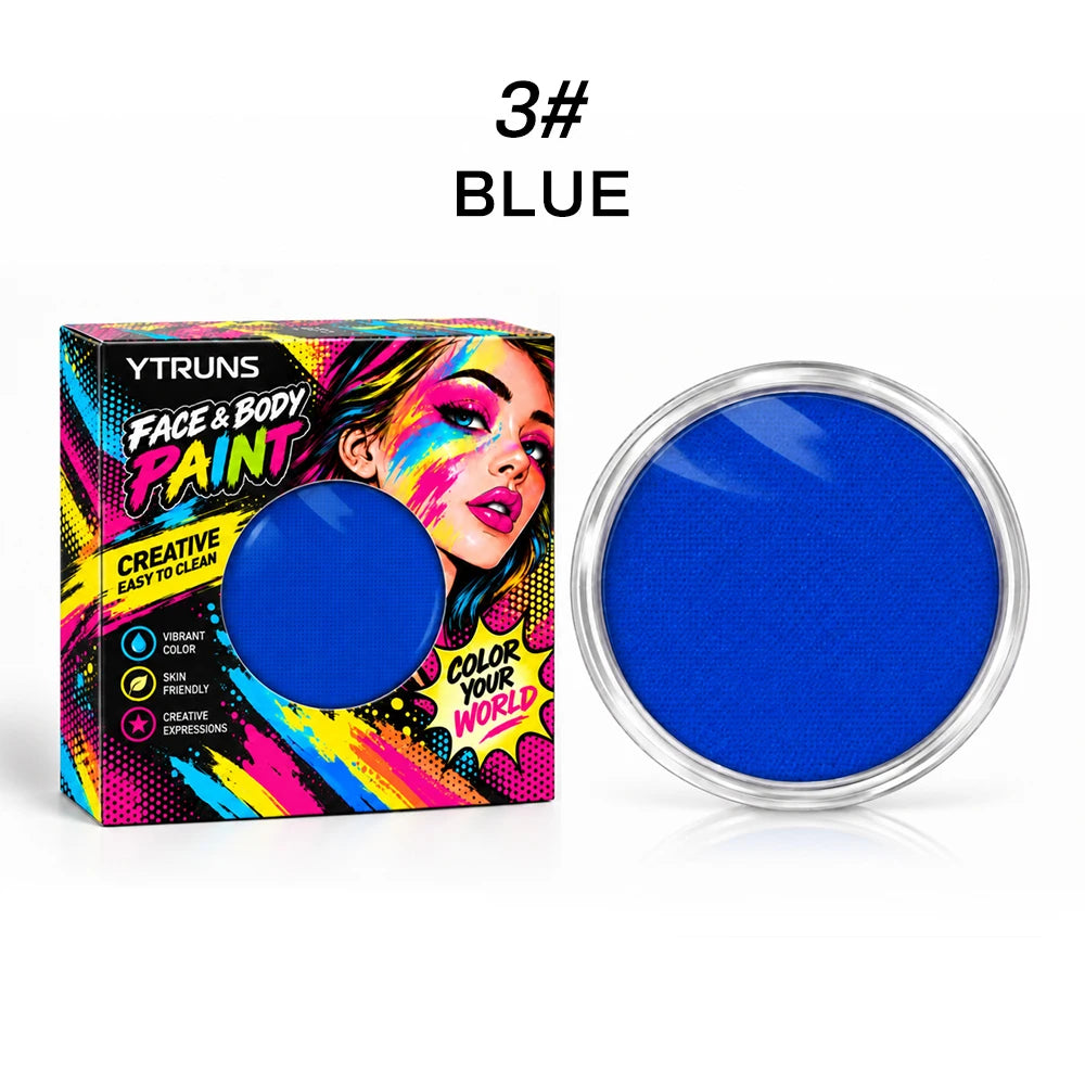 YTRUNS Water-Soluble Face & Body Paint Palette | Makeup