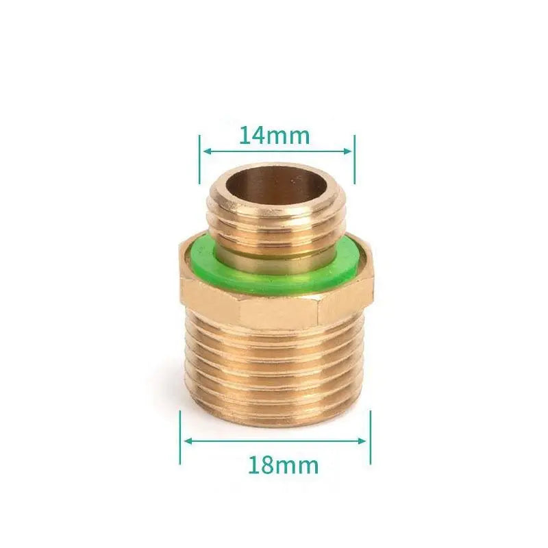 Brass Reducing Straight Connector 14/18mm – Spray Boom Fitting