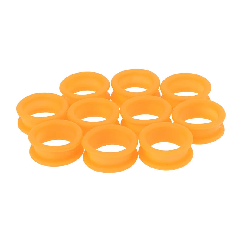 Silicone Scissor Finger Ring Inserts for Barbers – 10-Pack