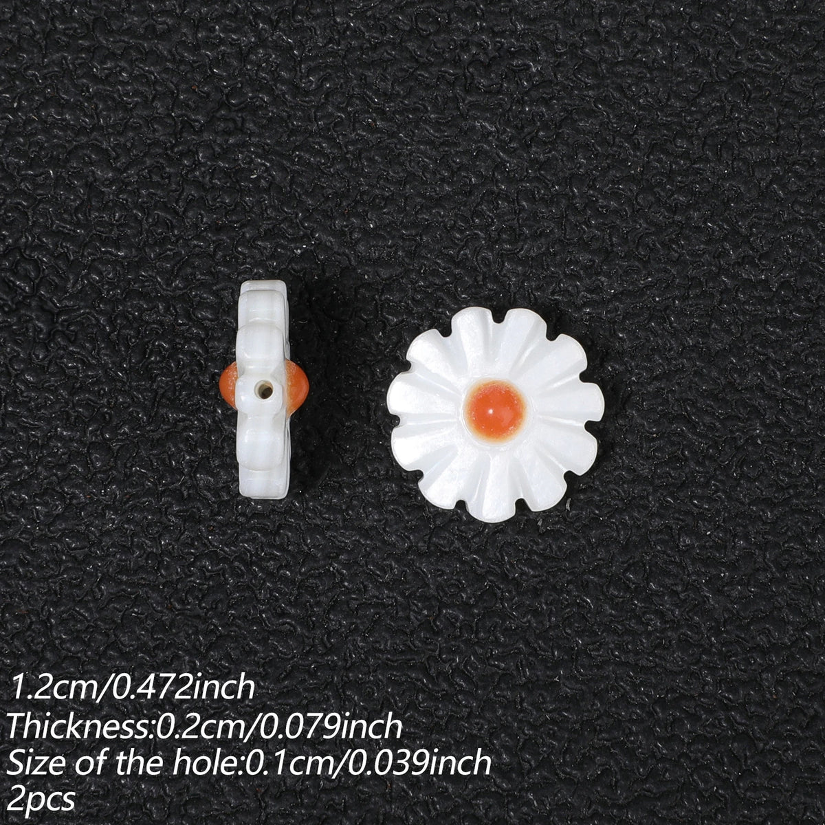 Natural Shell Beads – Fish Daisy Bird Loose Spacer Beads for DIY