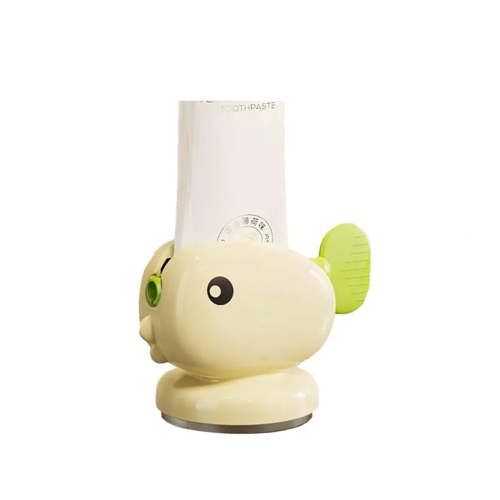 Whale Toothpaste Squeezer – Suction Cup Punch-Free Holder