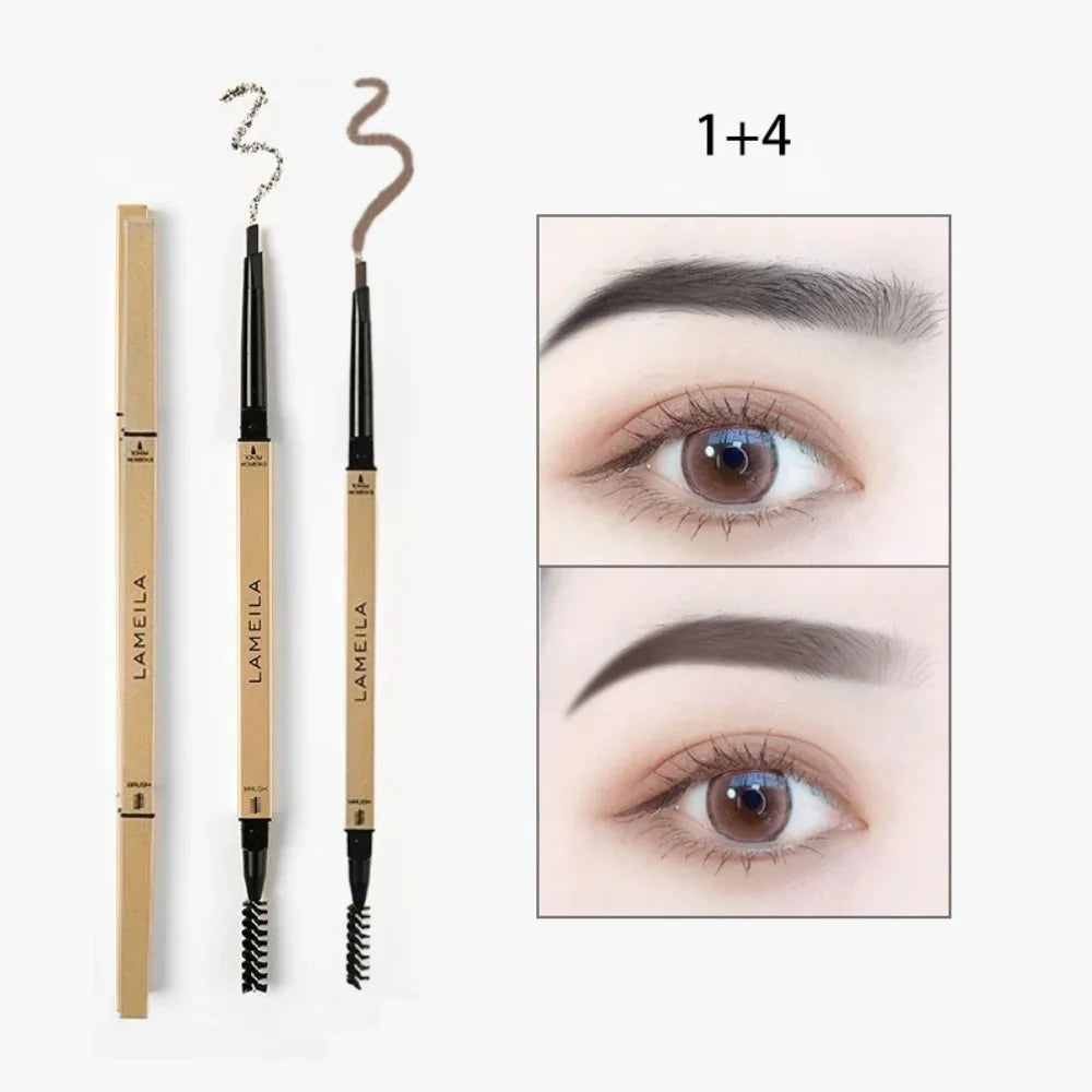Ultra-Fine Dual-Ended Waterproof Eyebrow Pencil + Spoolie