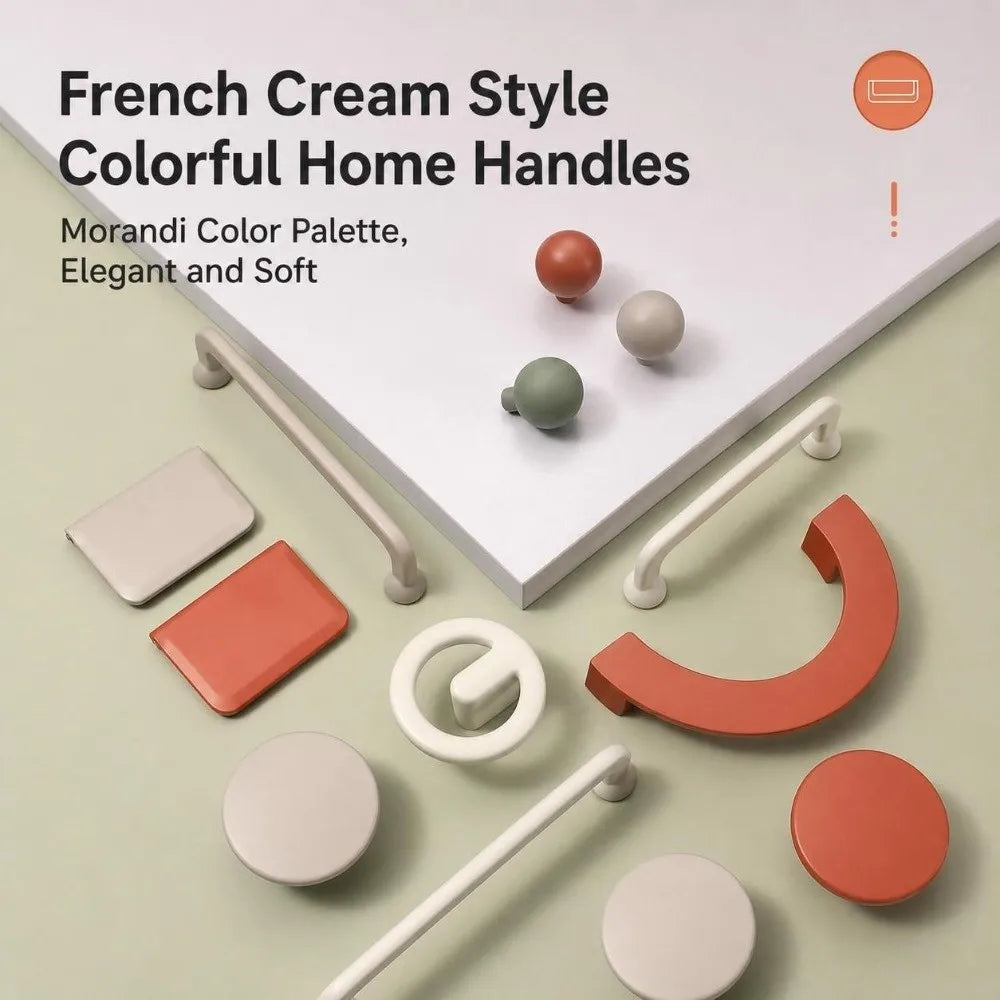 Zinc Alloy Cabinet Door Handle – Baked Paint Drawer Knob