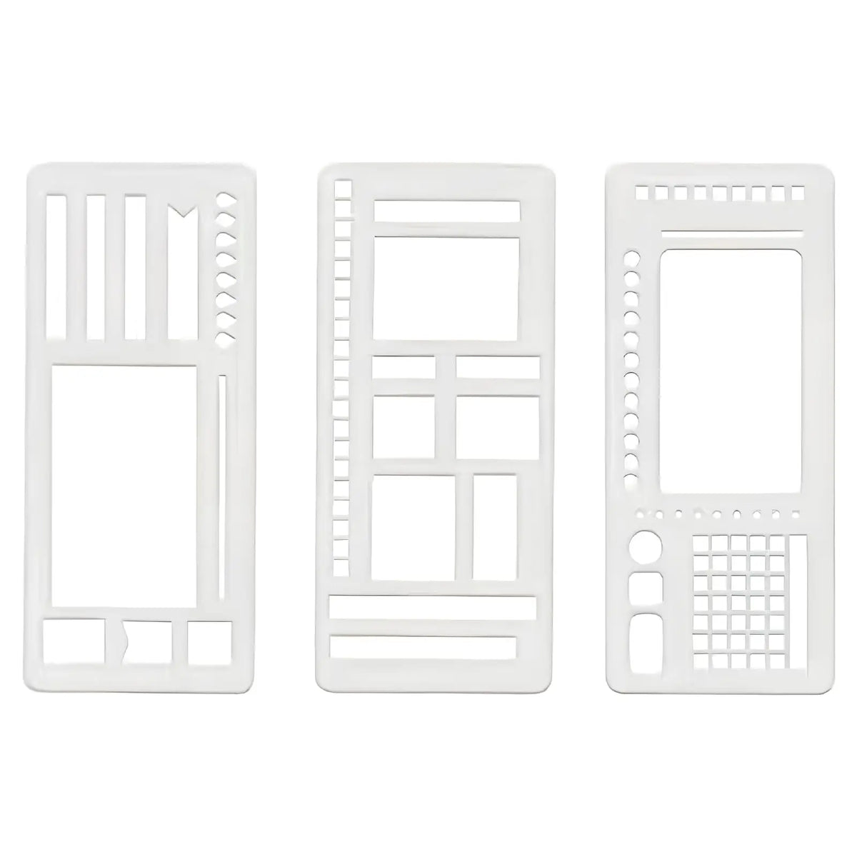 Mylar Stencil Templates 3-Pack – Flexible Journal & Planner