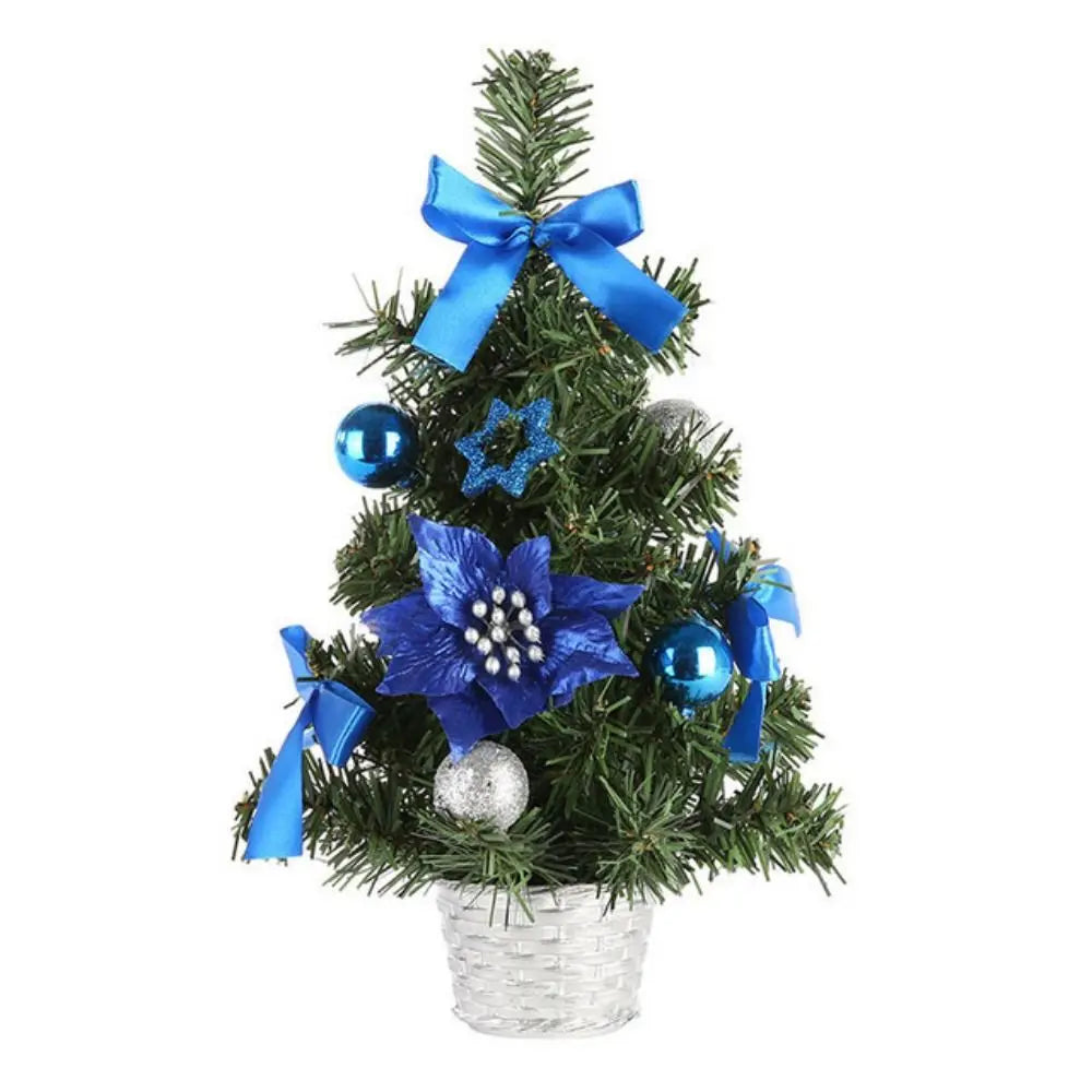 Mini Artificial Christmas Tree 20cm – 4 Colors DIY Decor