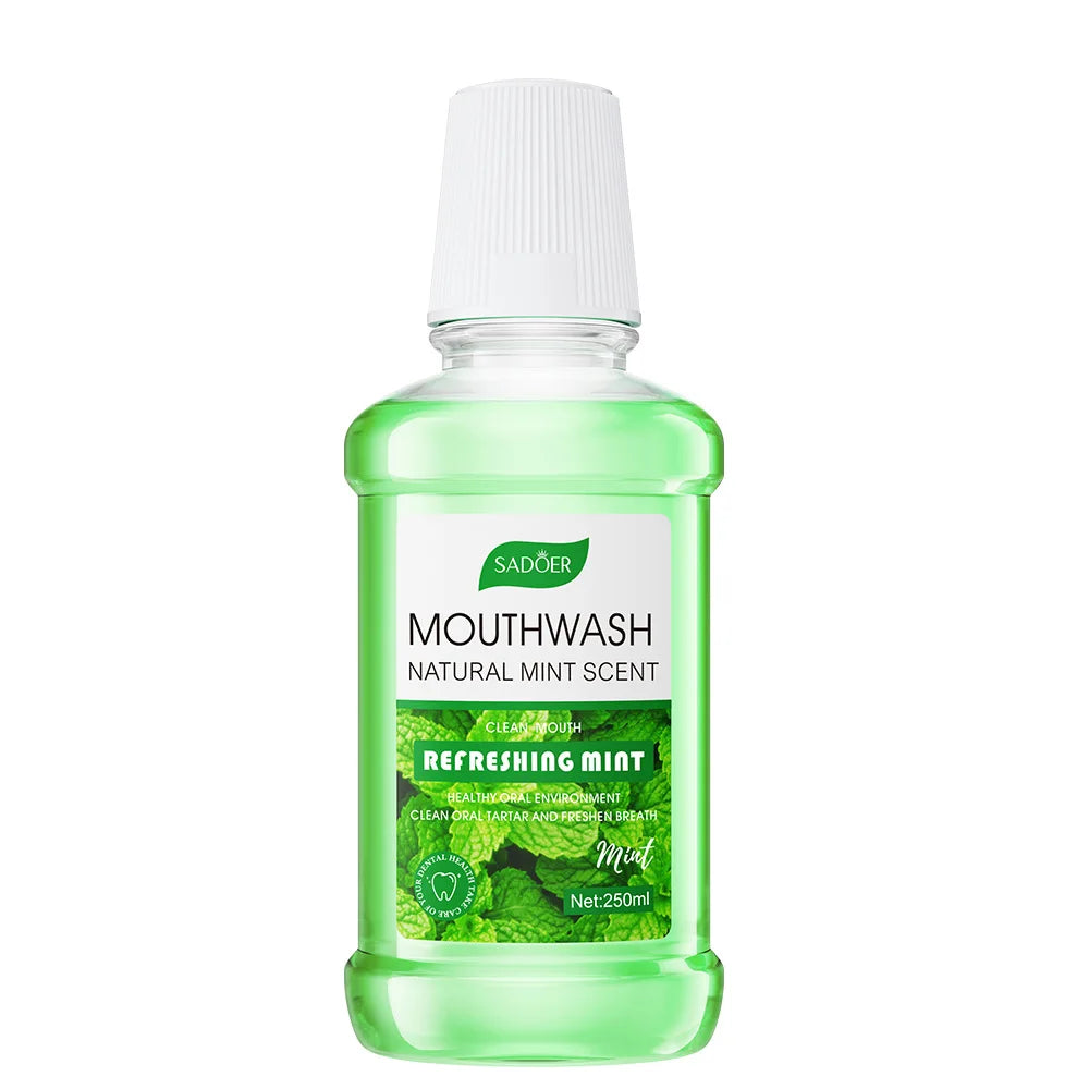 SADOER 250ml Flavored Mouthwash – Lemon, Mint & Peach
