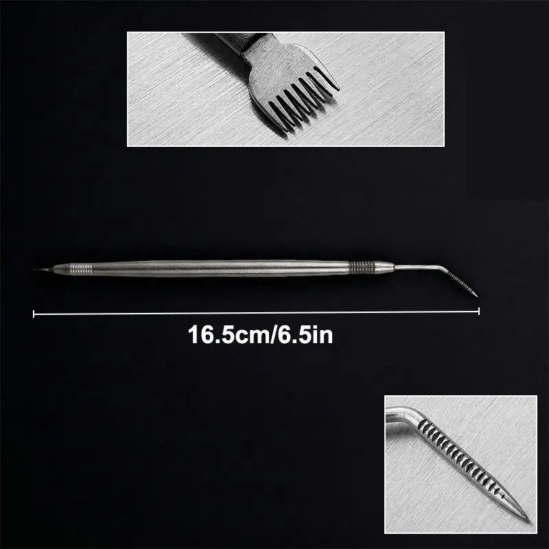 Stainless Steel Eyelash Comb & Perming Stick – Dual Head