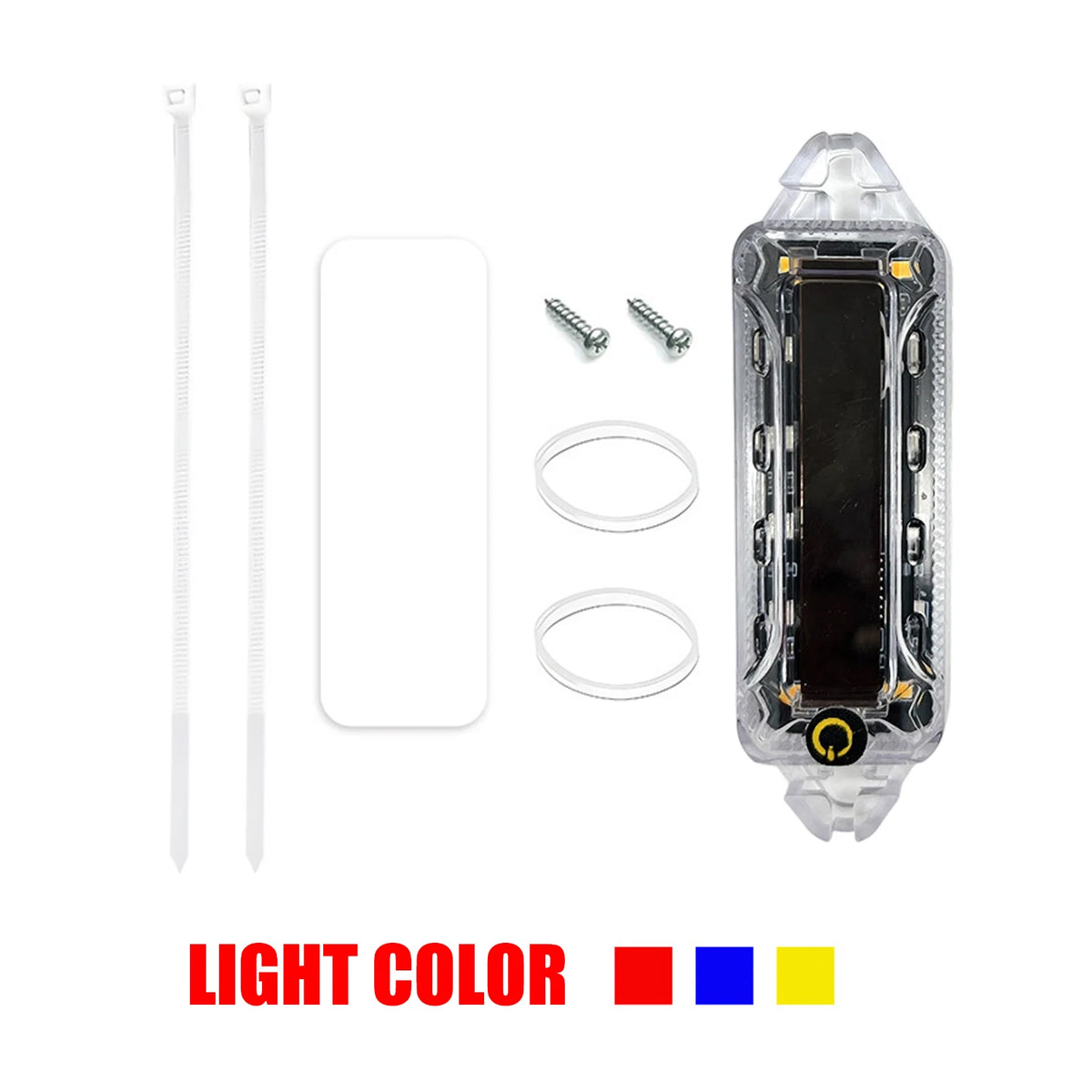 Solar LED Strobe Warning Light – Waterproof Vehicle Safety Flasher