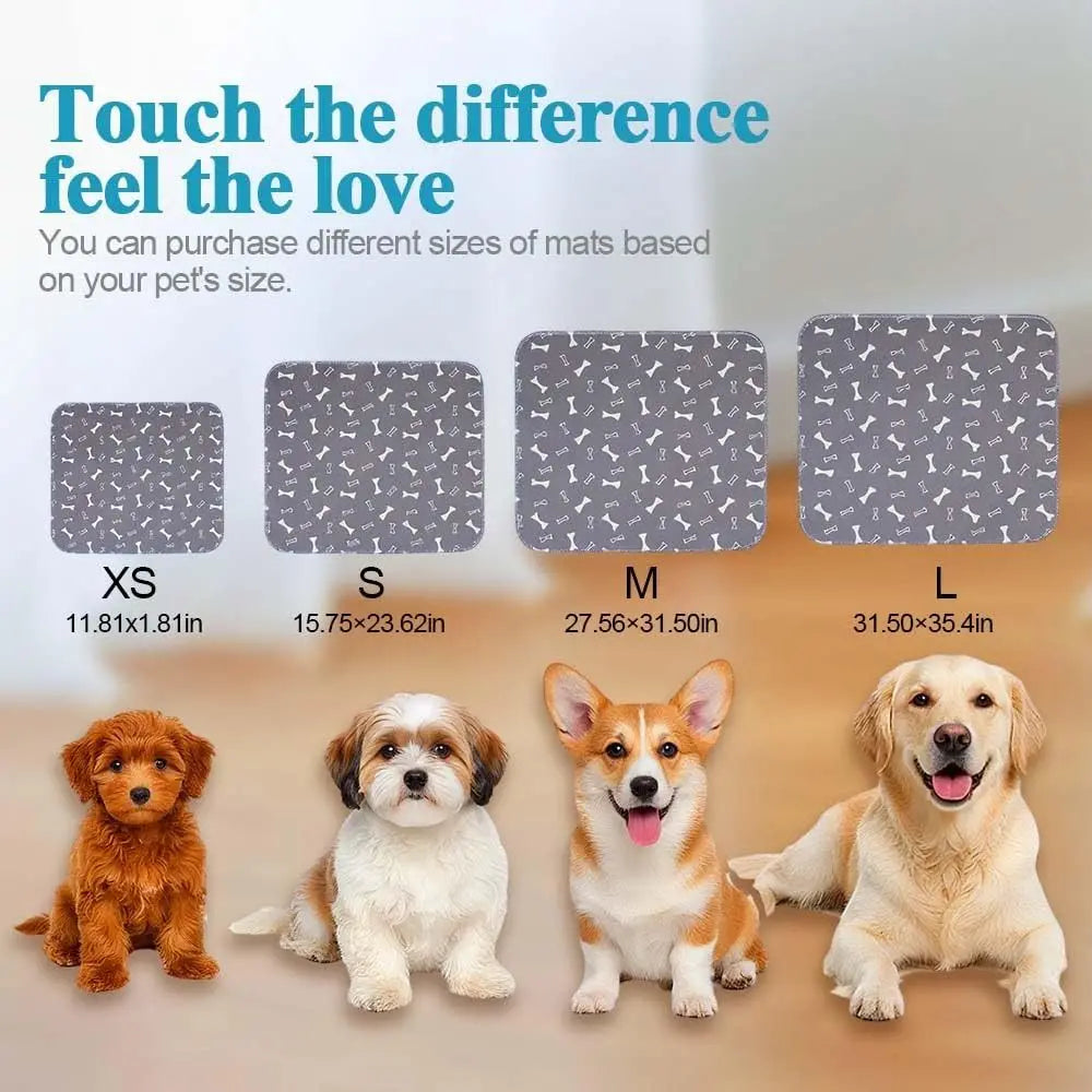 Reusable Washable Puppy Pee Pad – Waterproof & Anti-Slip
