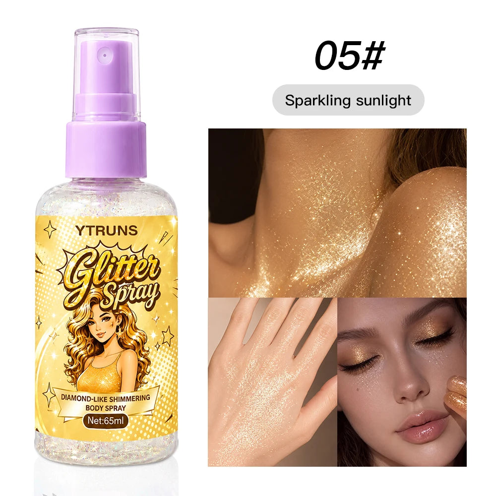 Glitter Body & Hair Shimmer Spray – Festival & Party Glow