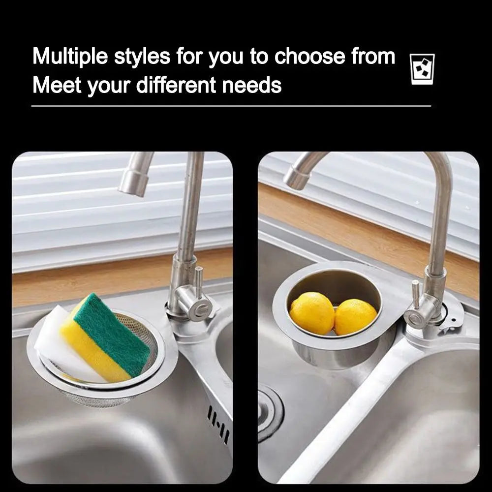 Swan Shape Stainless Steel Sink Drain Basket & Organizer