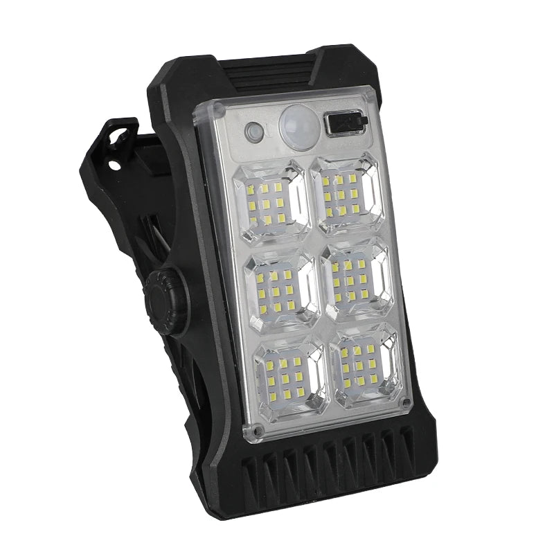 LED Solar Clip Light – Motion Sensor Outdoor Garden Lamp
