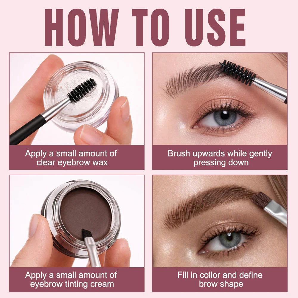 YTRUNS Tinted Brow Gel – 6 Colors Waterproof Eyebrow Mascara