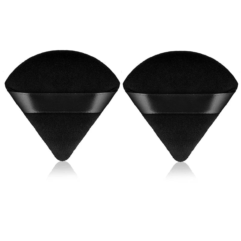 Triangle Velvet Makeup Puff Sponge – 2/6 Pack Wet & Dry