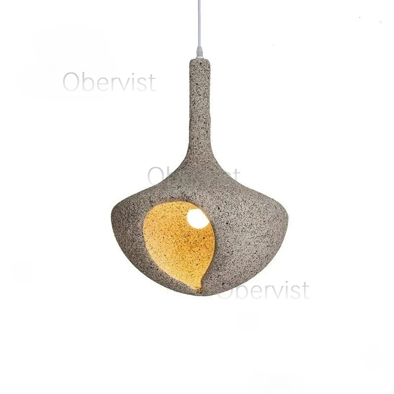 Wabi-Sabi Hand-Knitted Pendant Lamp | Designer Chandelier