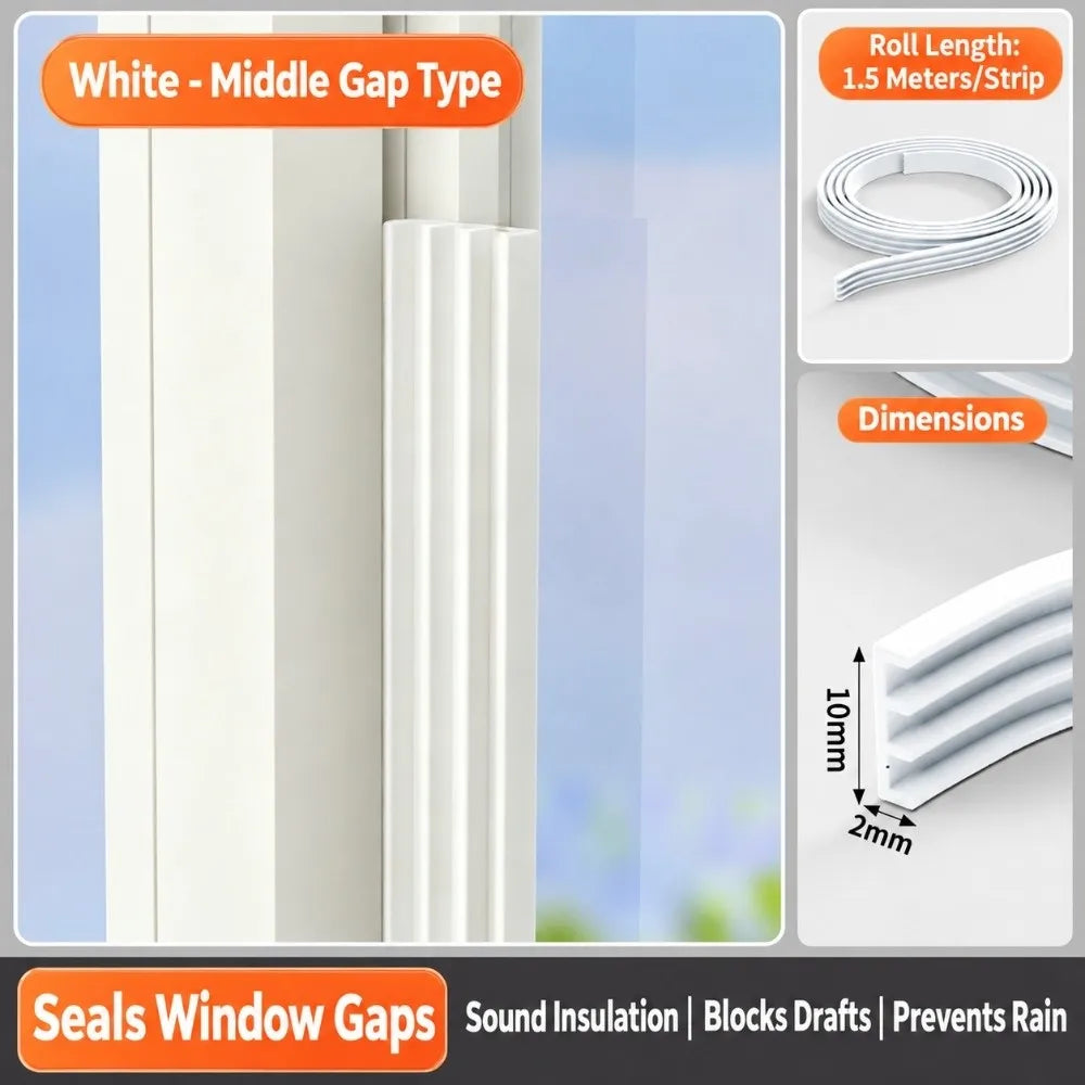TPE Sliding Window Seal Strip – Weatherstripping Draft Guard