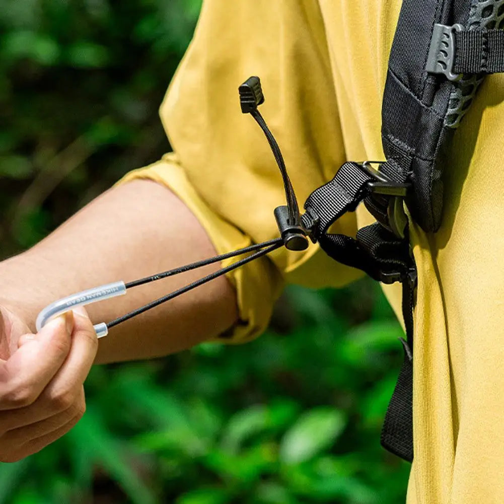 Trekking Pole Holder Strap | Quick-Release Backpack Clip