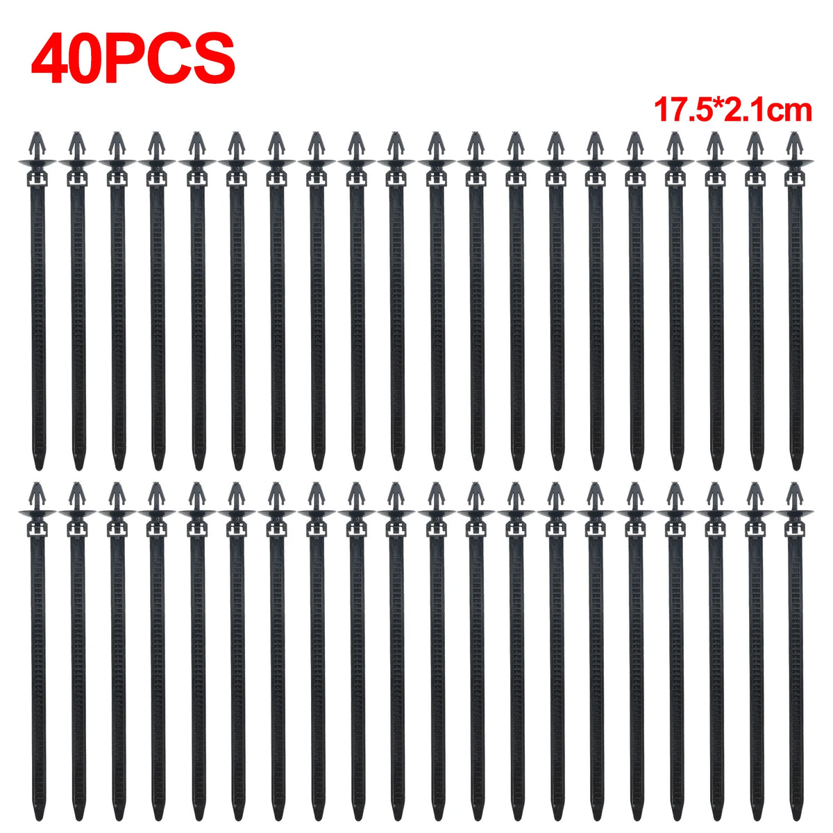 Nylon Aircraft Head Cable Tie Clamps – 20 or 40 Pack