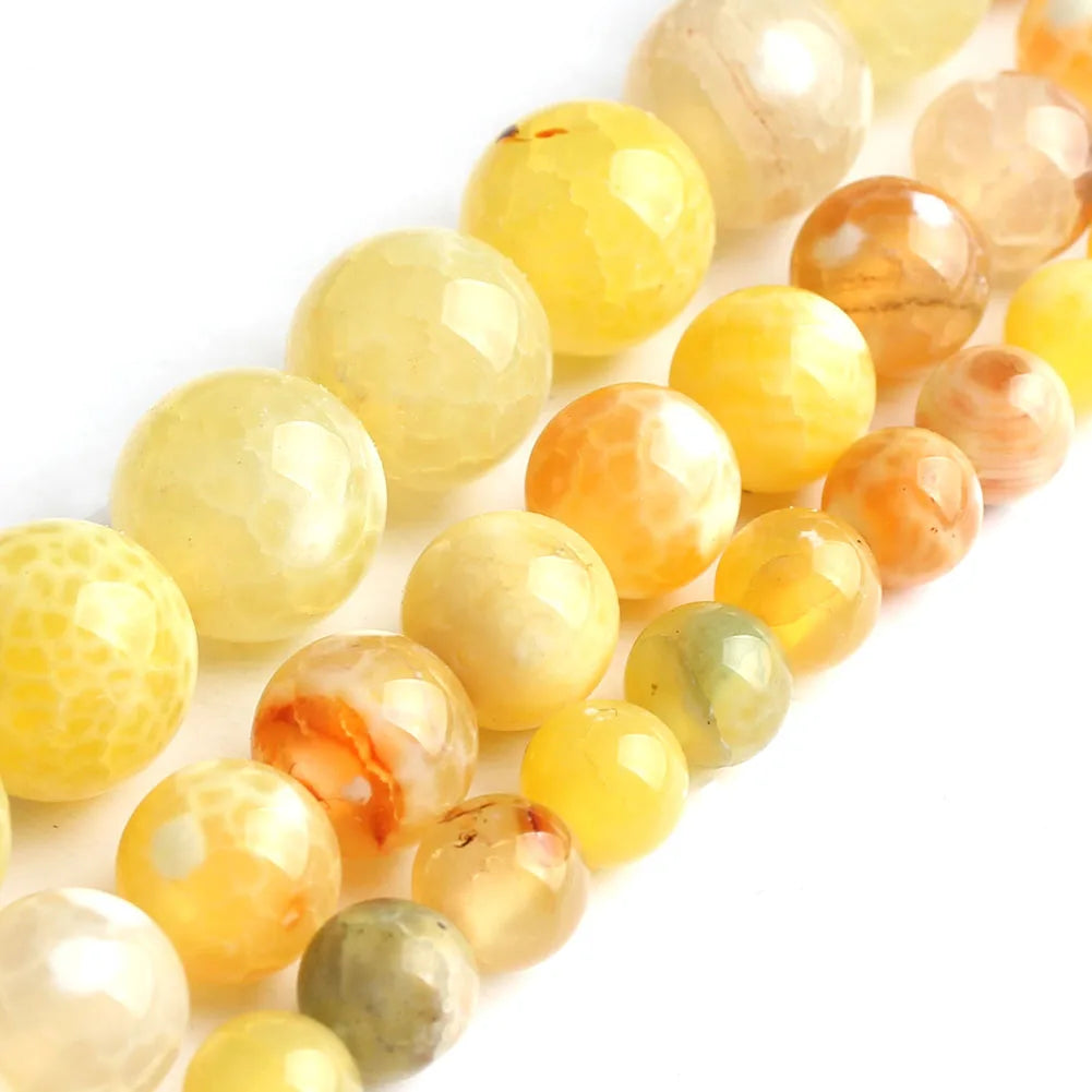Yooperlite Fire Sodalite Round Stone Beads – 15" Jewelry Strand