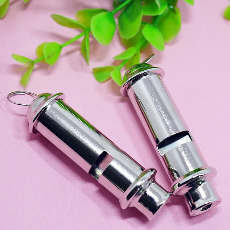 Stainless Steel Whistle with Neck Lanyard | High Frequency