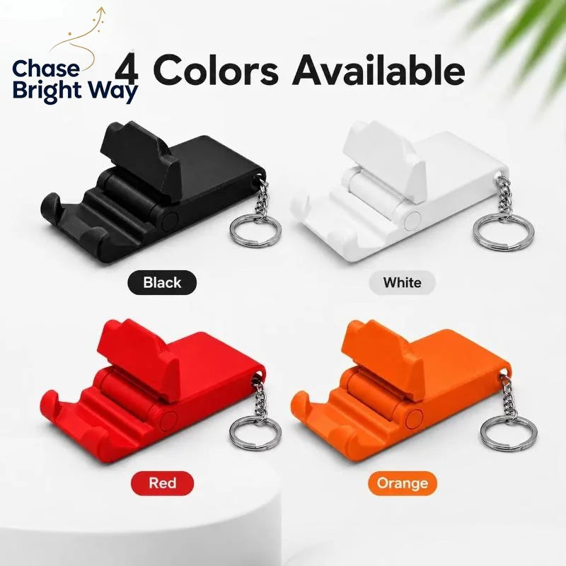 Portable Keychain Phone Stand – Mini Foldable Mobile Holder
