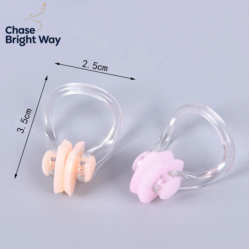 Silicone Swimming Nose Clips 10-Pack – Adults & Kids