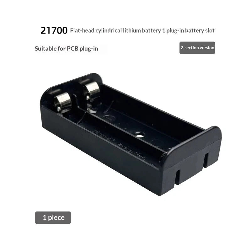 Nickel-Plated 21700 1–4S Battery Holder | DIY PCB Battery Box