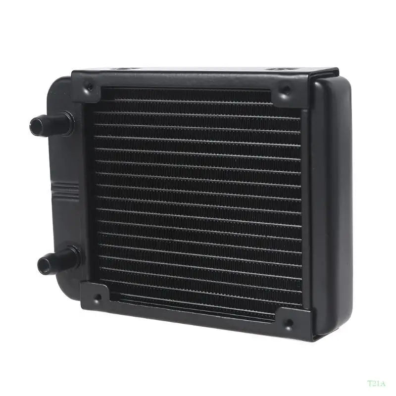 T21A Aluminum CPU Water Cooling Radiator 18 Tubes 1/4" Thread