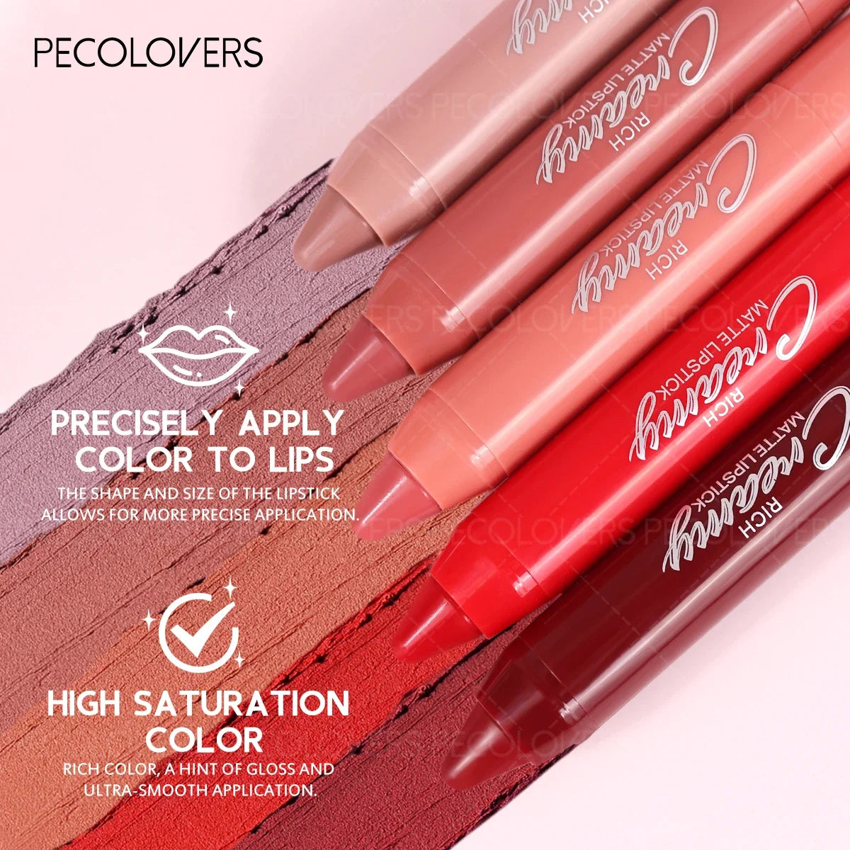 Waterproof Matte Lipstick Pen – Moisturizing Lip Glaze