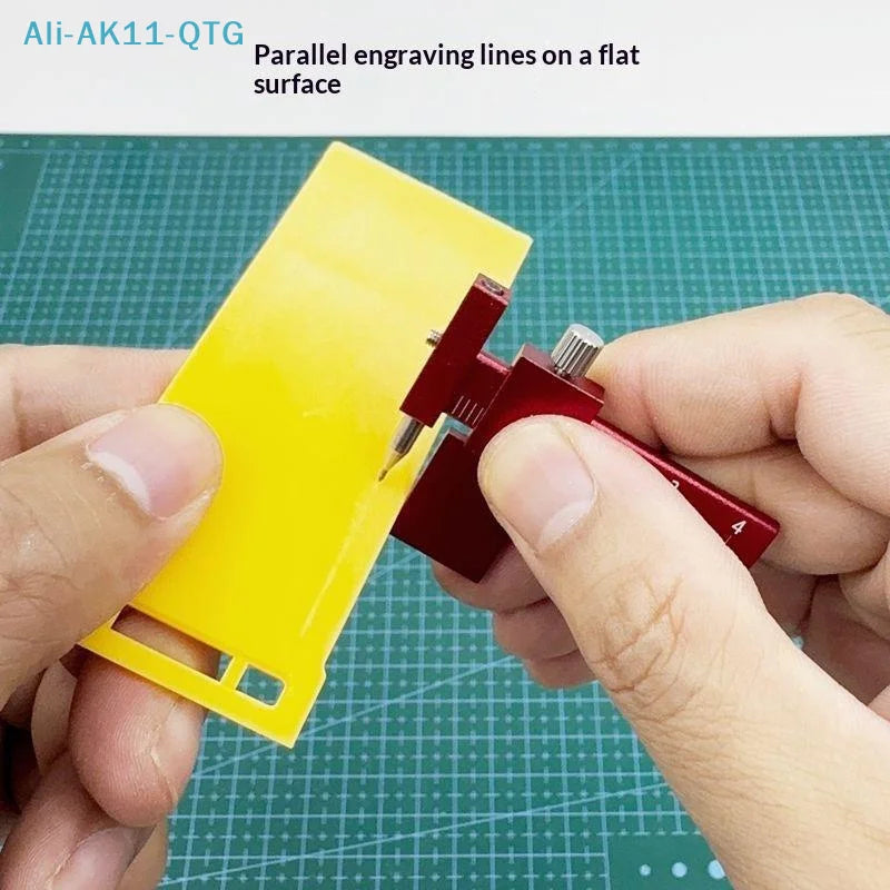 Parallel Scribing Ruler – Equidistant Contour Marking Tool