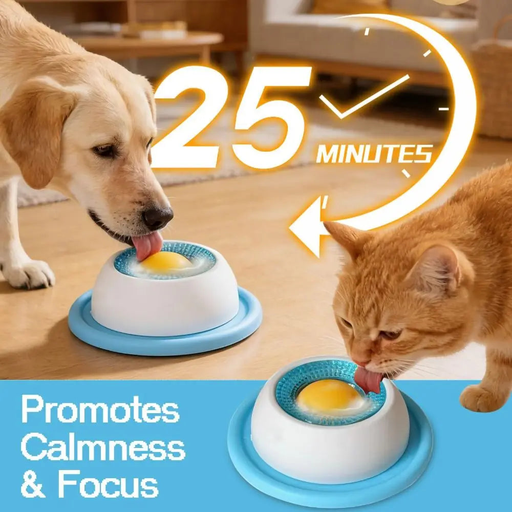 Pet Lick Mat Slow Feeder for Dogs & Cats – Licking Bowl