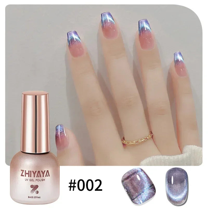 Handaiyan Black Cat Eye Magnetic Gel Nail Polish – 8ml