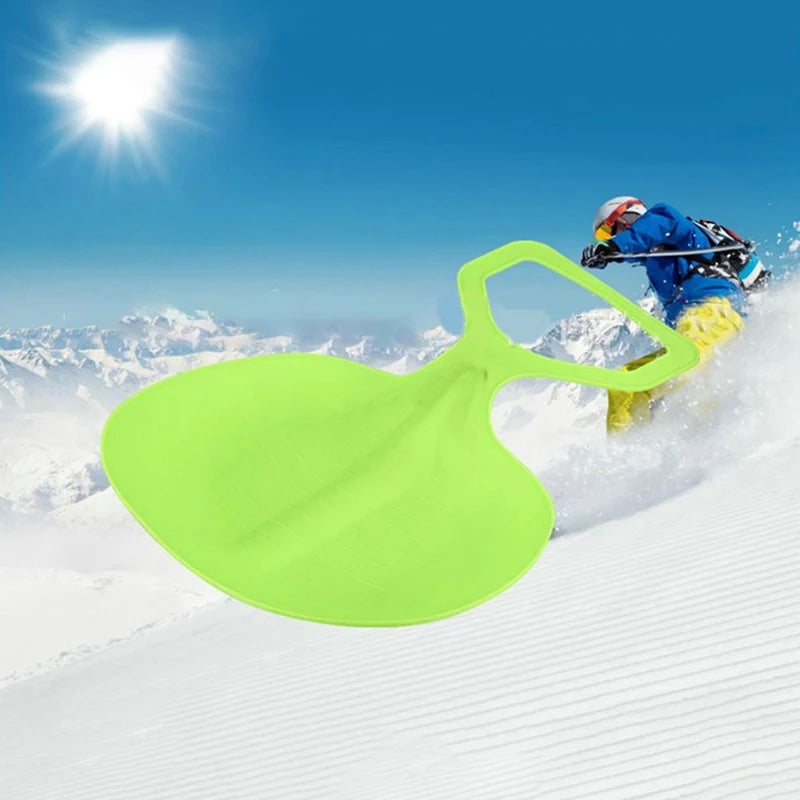 Kids Snow & Grass Ski Sled Board – Durable PP Children's Ski