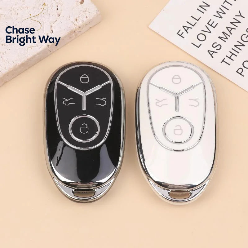 TPU Car Key Cover Set – Scratch-Free Protective Fob Case