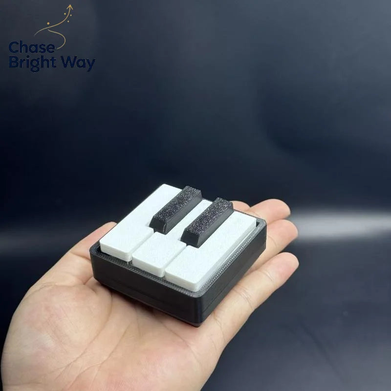 Mini Piano Keyboard Fidget Clicker Keychain Toy – 3D PLA