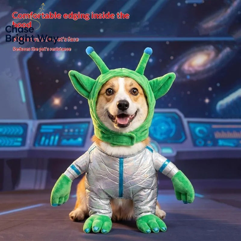 Alien Pet Costume – Funny Dog & Cat Holiday Cosplay Outfit
