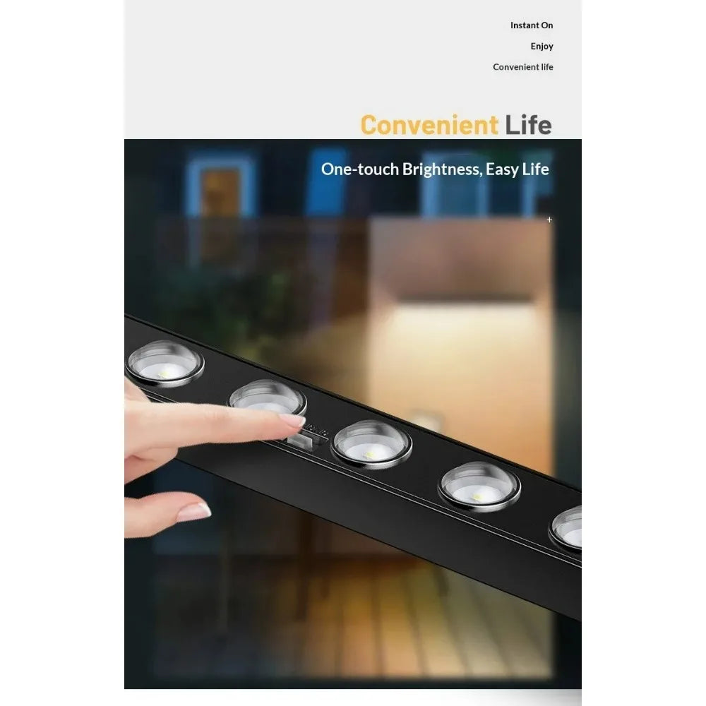 Solar RGB+W LED Wall Washer Strip Light – Indoor & Outdoor